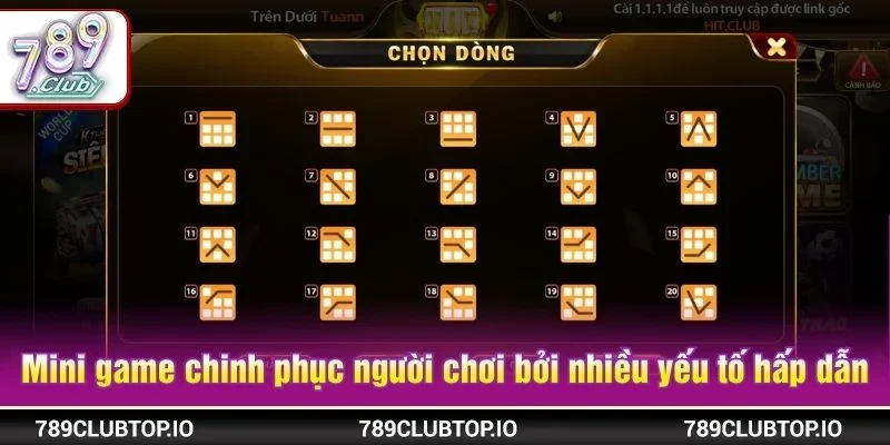 Mini game chinh phục người chơi bởi nhiều yếu tố hấp dẫn