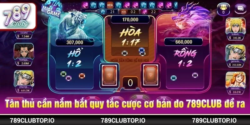 Tân thủ cần nắm bắt quy tắc cược cơ bản do 789CLUB đề ra